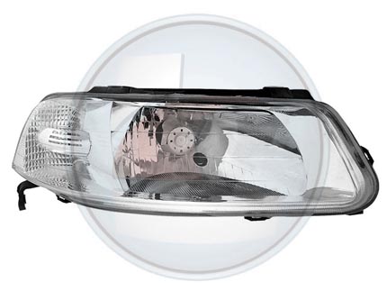 OPTICA GOL 99 STD H4 C/DIFUSOR DER.