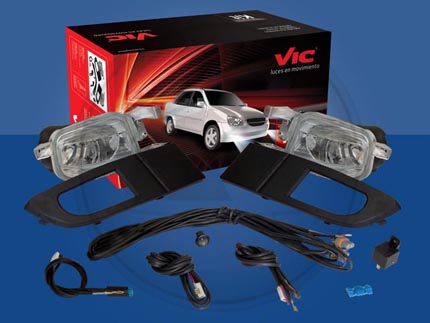 FARO AUX. CLASSIC 10-> C/GRILLAS KI