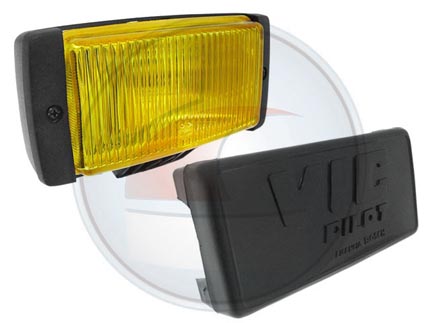 FARO AUX. UNIV.PILOT RECTANG.AMBAR