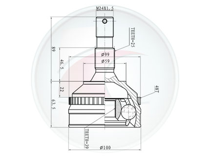 JUNTA HOMOC.406 2.0/2.2/3.0