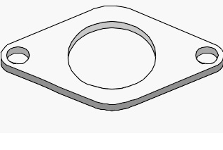 BRIDA ARBOL LEVAS F-100 600 8 CIL.