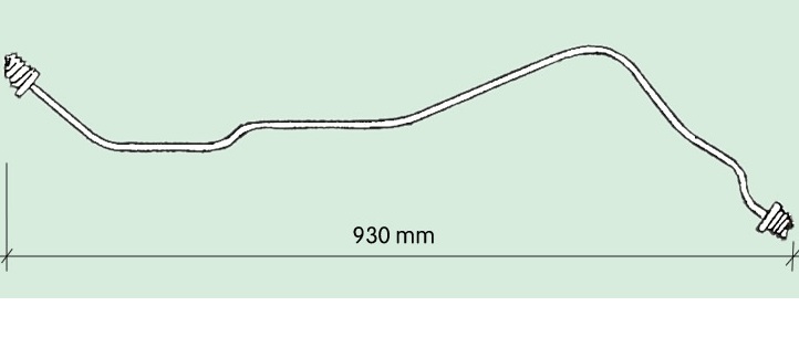 CAÃO FRENO TRAS.DERECHO F100 81/