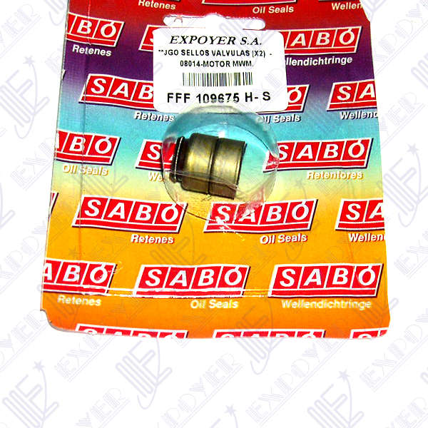 JUEGO RETENES VALVULAS (X2) 02927  MOTOR MWM