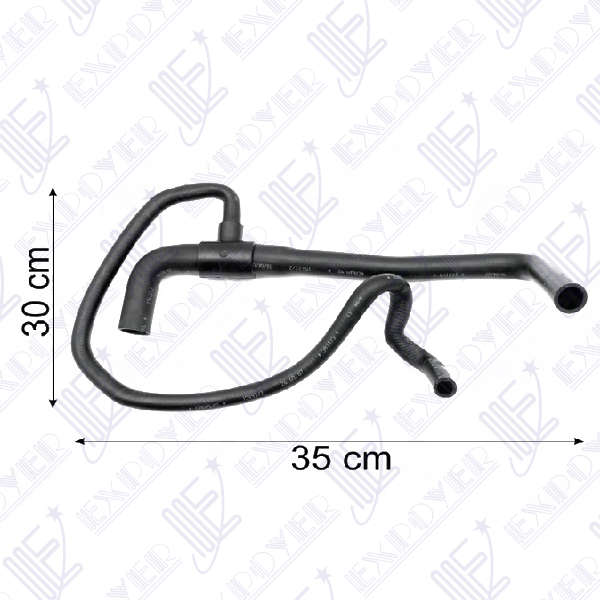 CAÃO INF RADIADOR BIFURCADA -3931- FIESTA 1.3 S/AA