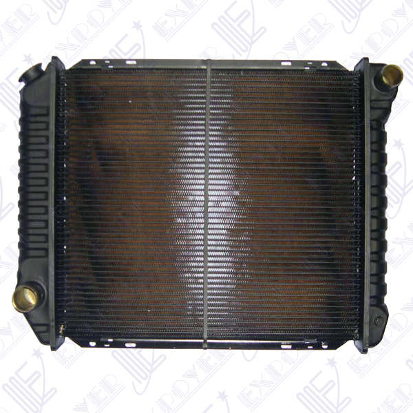 RADIADOR COBRE AGUA P/CORTO F-100 6CIL 81/92    **