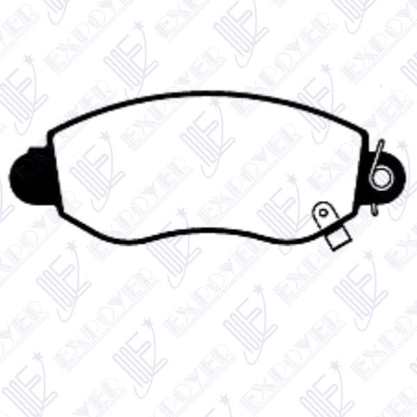 JUEGO PAST.FRENO EXPOYER (8141) FORD TRANSIT 00/