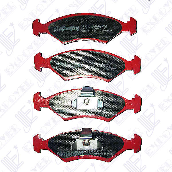 JUEGO PAST.FRENO (22098)-PLASBESTOS-KA/FIEST/COURR