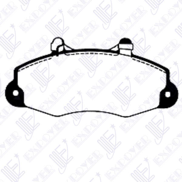 JUEGO PAST.FRENO EXPOYER (8088) TRANSIT R 14 99/