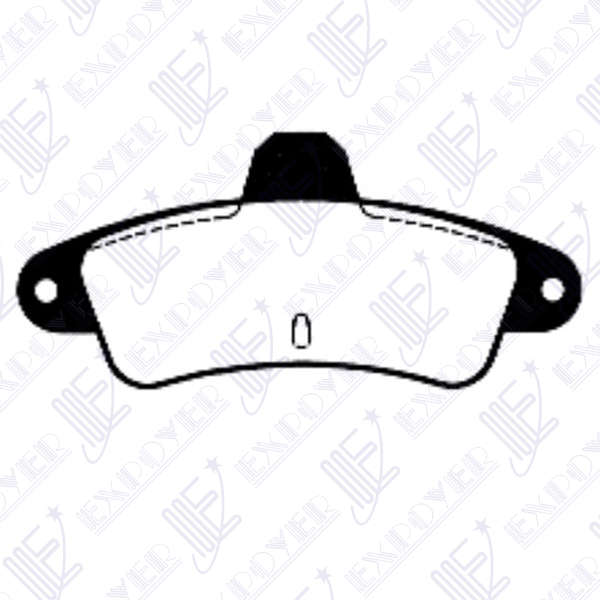 JUEGO PAST.FRENO EXPOYER (8177) TRAS MONDEO 93/95