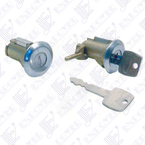 JUEGO CILINDROS DE PUERTA (LLAVE CROM)  F-100 /75