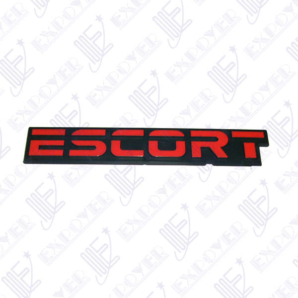 EMBLEMA ESCORT (ROJO)            ESCORT 93/