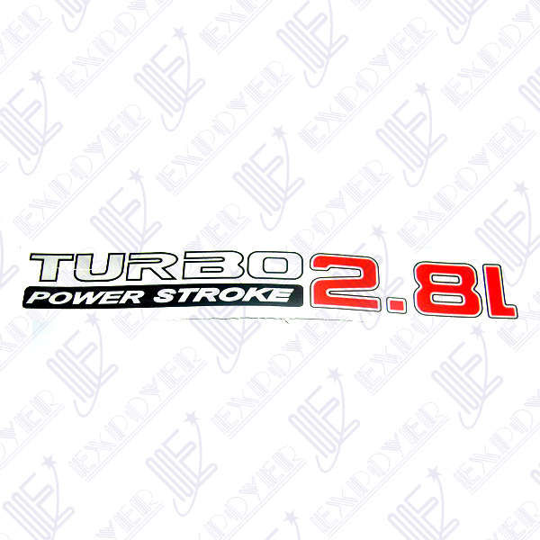 EMBLEMA TURBO 2.8L POWER STROKE  RANGER 02/