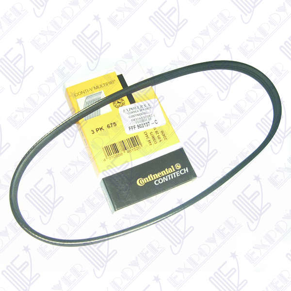 CORREA 3PK-675 -CONTINENTAL-      FIESTA/ESCORT **