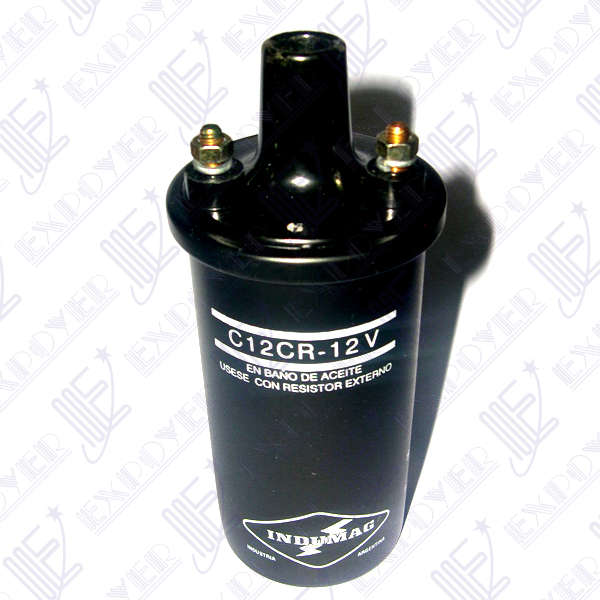 BOBINA ENCENDIDO INDUMAG 0022-  P/RESISTOR EXT. **