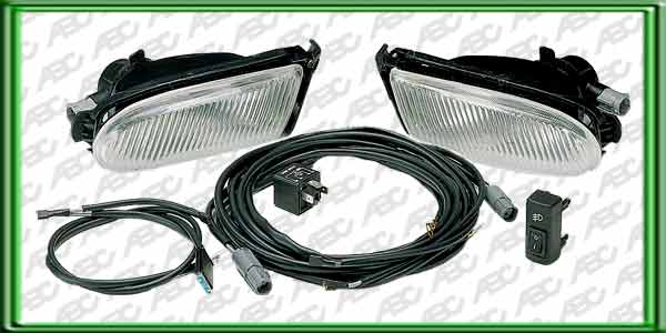 OPTICA LINEA AUTO RENAULT MEGANE (TODOS) - KIT COMPLETO FARO AUXILIAR. COLOR CRISTAL. CAJA POR 2 KITS