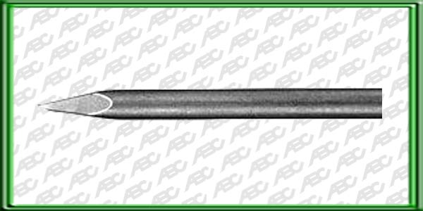 CINCEL PUNTA ENCASTRE HEXAGONAL PARA LA MAQUINA 11304-1130A. LONGITUD TOTAL: 520 MM. ENCASTRE HEXAGONAL: 1 1/8 PULG. PARA ROMPER PISOS. UNIDAD DE EMBALAJE: 1