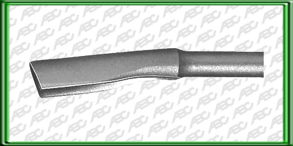 CINCEL ACANALADO Longitud Total: 300 mm. Filo de Corte: 26 mm. Realiza canales en paredes de Cladrillo y materiales similares. Unidad de embalaje: 1