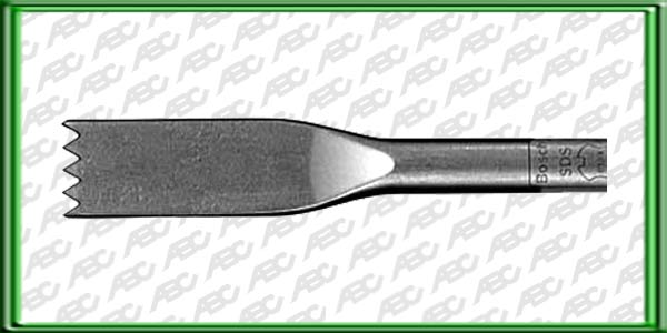 CINCEL DENTADO Longitud Total: 300 mm. Filo de Corte: 32 mm Unidad de embalaje: 1