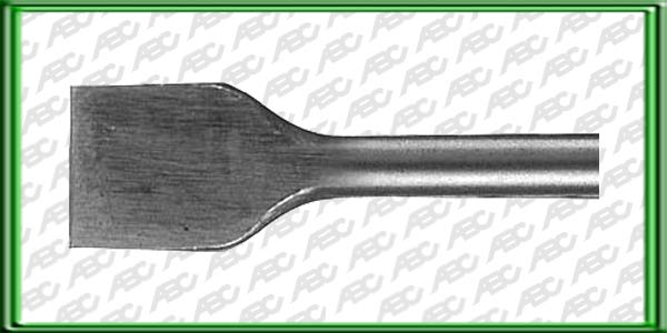 CINCEL PALA Encastre Hexagonal Para la maquina 11304. Longitud Total: 400 mm. Largo de Corte: 80 mm. Encastre Hexagonal: 1 1/8 pulg. Para romper pisos. Unidad de embalaje: 1