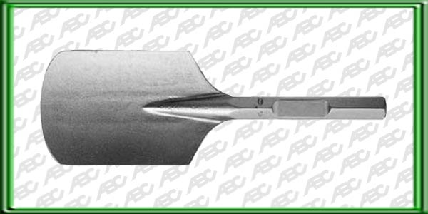 CINCEL PARA REDONDEADO Encastre Hexagonal Para la maquina 11304. Longitud Total: 400 mm. Filo de cincel: 135 mm. Unidad de embalaje: 1