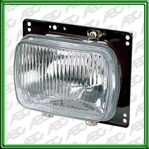 OPTICA LINEA BUSES - CAMIONES - COLECTIVOS EL DETALLE OA 101 - FARO ASIMETRICO CON LUZ DE POSICION. ALTA Y BAJA. PARA LAMPARAS P45T 12V 45/40W - 12V 4W. CAJA X 4 UNID.