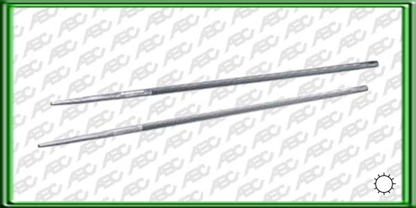 LIMA PARA CADENA DE MOTOSIERRA REDONDA. LARGO: 200 mm // DIAMETRO: 6.3 mm // Las limas van presentadas en un embalaje especial. de tres en tres. con perforaciones para una facil separacion