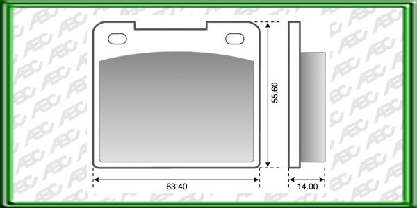 PASTILLAS DE FRENO CHRYSLER DODGE 1500 AÃO: 71Â»72 POSICION: DELANTERO CALIPER: LUCAS GIRLING - CALIPER IMPORTADO // DIMENSIONES: ALTO: 55.60 LARGO: 63.40 ESPESOR: 14.00