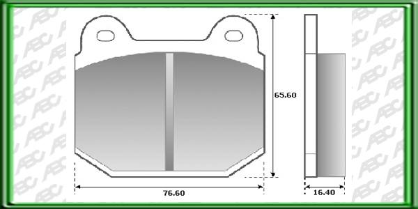 PASTILLAS DE FRENO CHRYSLER DODGE 1500 AÃ±o: 68Â»78 Posicion: DELANTERO Caliper: BENDIX // CHRYSLER DODGE 1800 AÃ±o: 68Â»78 Posicion: DELANTERO Caliper: BENDIX // GENERAL MOTORS OPEL K180 AÃ±o: 73>78 Posicion: DELANTERO Caliper: LUCAS GIRLING // Dimensio