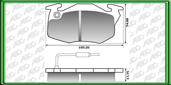 PASTILLAS DE FRENO PEUGEOT 205 AÃ±o: 84>92 Posicion: DELANTERO Caliper: - (Decale) // RENAULT 9 AÃ±o: 84>89 Posicion: DELANTERO Caliper: BENDIX (Decale) // PEUGEOT 106 AÃ±o: 84>92 Posicion: DELANTERO Caliper: - (Decale) // RENAULT 11 AÃ±o: 84>89 Posicio