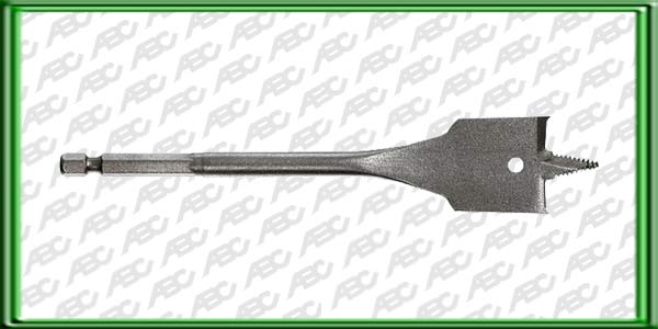 BROCA PLANA Para usar con todos los taladros. ? 10 mm. Longitud Total: 152 mm. Ventajas: encastre hexagonal de 1/4 pulg. para fijarla mejor en los adaptadores y mejor transmision de torque punta de cen trar con exclusivo e innovador sistema autoperf orant