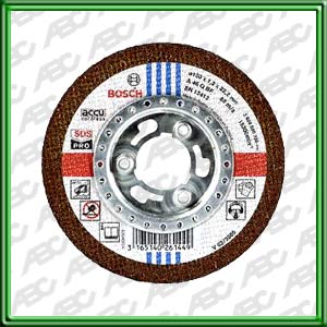 DISCO DE CORTE - MINI AMOLADORA A BATERIA Para la maquina GWS 14.4 V. Corte universal. metales en general. Encastre SDS Pro. Nuevo sistema SDS que posibilita el cambio de los discos sin necesidad de llave . Accesorio para herramientas a bateria Bosc h. Un