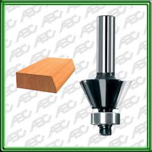 BISELAR CON RODAMIENTO ? 1/2 pulg. n? de cortes: 2. Ancho de corte: 7/16 pulg. Alto de corte: 19/32 pulg. Angulo de corte: 45?. Alto total: 23/16 pulg. Vastago: 1/4. RPM max: 30000. Unidad de embalaje: 1