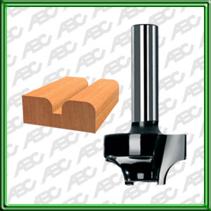 RANURA CURVA n? de cortes: 2. Ancho de corte: 1 pulg. Alto de corte: 9/16 pulg. Radio de corte: 1/4 pulg. Alto total: 1 13/16 pulg. Vastago: 1/4. RPM max: 30000. Unidad de embalaje: 1