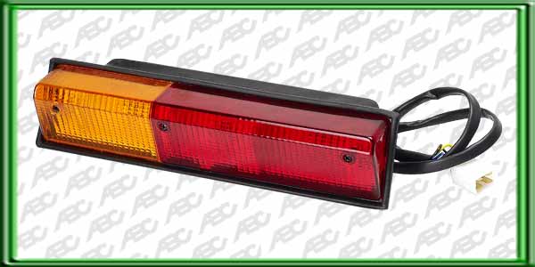 OPTICA LINEA AGRICOLA PAUNY / ZANELLO - FARO TRASERO DERECHO ROJO/AMBAR. 3 FUNCIONES. 24 V. CAJA X 8 UNID.