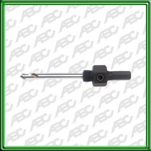 SOPORTE PARA SIERRA DE COPA. Con seguro de arrastre. Mango Hexagonal 11.1 mm // Para DIAMETRO: 14 mm a 30 mm