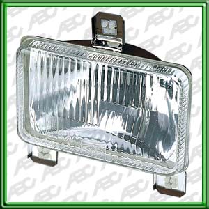 OPTICA LINEA AGRICOLA MASSEY FERGUSON - MF 92 -> . Faro delantero. Para lamparas P45T - 12V 45/40W. Nro. original 9005 309 M91. Caja x 6 unid.