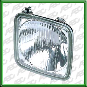 OPTICA LINEA AUTO RENAULT 6 GTL 68 - FARO ASIMETRICO. PARA LAMPARAS P45T. CAJA X 16UNID.