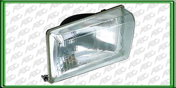 OPTICA LINEA AUTO DODGE 1500 1.8 78 -> 81 DERECHO - Faro asimetrico. Para lamparas P45T. Caja x 4 unid.