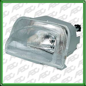 OPTICA LINEA AUTO RENAULT EXPRESS Fase III 95 -> IZQUIERDO - Faro asimetrico halogeno. Para lamparas H4. Caja x 4 unid.