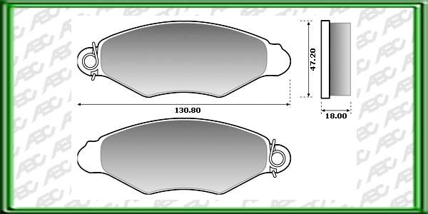 PASTILLAS DE FRENO CITROÃN BERLINGO AÃ±o: 97Â»99 Posicion: DELANTERO Caliper: BENDIX // CITROÃN XSARA AÃ±o: 96Â»97 Posicion: DELANTERO Caliper: BENDIX // PEUGEOT 206 AÃ±o: 97Â» Posicion: DELANTERO Caliper: BENDIX // PEUGEOT PARTNER AÃ±o: 97Â» Posicion: