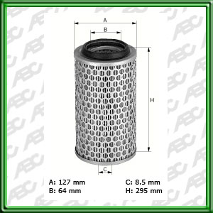 Filtro de AIRE - AGRALE-DEUTZ - CASE CONSTRUCTION - DEUTZ AG (ENGINES) - LINDE - MASSEY-FERGUSON TRAKTOREN - PERKINS - STILL - TOWNMOTOR - VALMET - ZANELLO - FORD - NISSAN - MERCEDES-BENZ (DAIMLER AG)