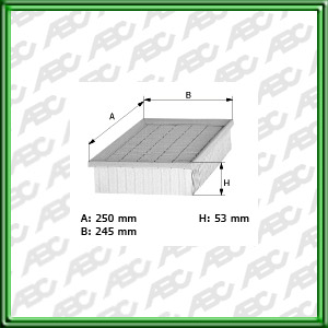 Filtro de AIRE Primario - PORSCHE