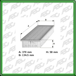 Filtro de AIRE - SEAT - VW (VOLKSWAGEN)