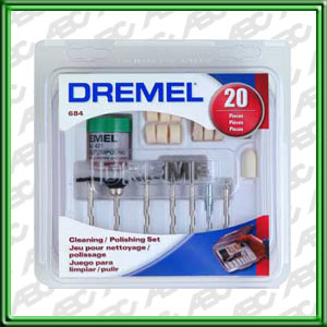 KIT de LIMPIEZA y PULIDO - (20 accesorios) - Incluye: Fieltros de pulir. Pasta de pulir. Cepillos de acero y de cerdas.