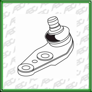 ROTULA DE SUSPENSION INFERIOR DERECHA para VOLKSWAGEN GOL 06/97 -> - Direccion Asistida