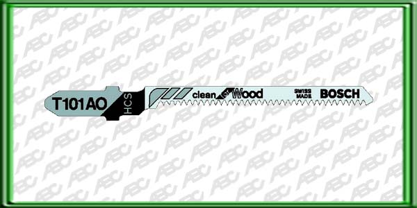 HOJA DE CALAR Encastre T T 101 AO. Material: HCS. Longitud: 51 mm. Distancia entre dientes: 1.4. Tipo de dientes: R. Para cortar madera. Unidad de embalaje: 5