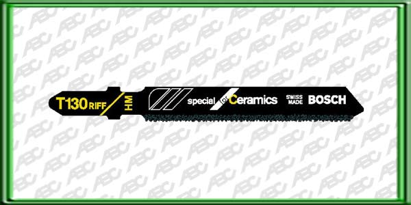 HOJA DE CALAR Encastre T T 130 RIFF. Material: HM. Longitud: 106 mm. Distancia entre dientes: Grano 30. Tipo de dientes: Metal duro. Para cortar amianto y fibra de vidrio. Unidad de embalaje: 3