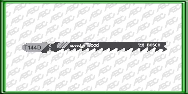 HOJA DE CALAR Encastre T T 144 D. Material: HCS. Longitud: 74 mm. Distancia entre dientes: 4. Tipo de dientes: T. Para cortar madera y MDF aglomerado. Unidad de embalaje: 5