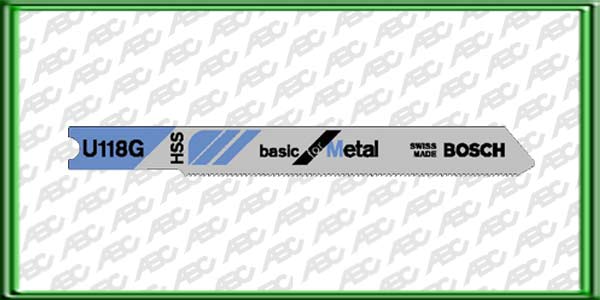 HOJA DE CALAR Encastre Universal U 118 G. Material: HSS. Longitud: 50 mm. Distancia entre dientes: 0.7 mm. Tipo de dientes: O. Para cortar Hierro. Cu/Ni/Ms/Zn. Unidad de embalaje: 3