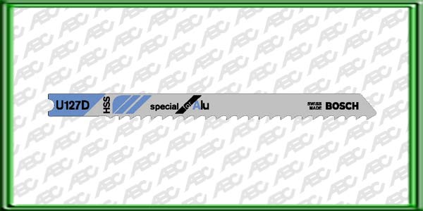 HOJA DE CALAR Encastre Universal U 127 D. Material: HSS. Longitud: 75 mm. Distancia entre dientes: 3 mm. Tipo de dientes: T. Para cortar Hierro. Cu/Ni/Ms/Zn. aluminio y amianto. Unidad de embalaje: 3